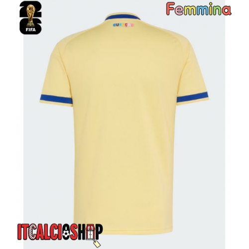 Curaçao Seconda Maglia Femmina Mondiali 2026 Manica Corta